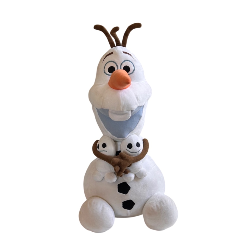 Disney Frozen Fever 24" Olaf with  Snowgies Large Plush Snowman Toy